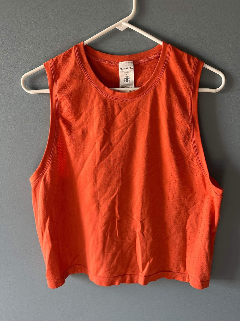 Athleta Bright Orange Performance Tank